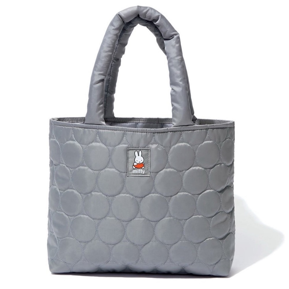 Miffy Silver Quilted Tote Bag